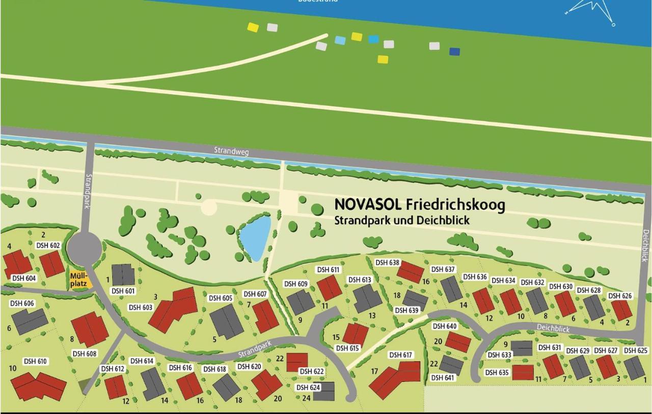 Friedrichskoog-Deichblick 22别墅 外观 照片